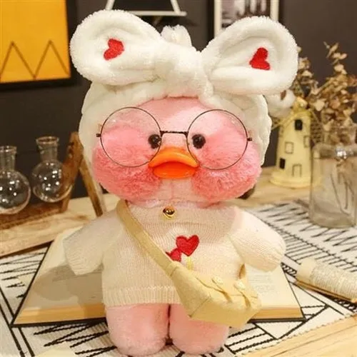 Adorable 30cm Lalafanfan Ducks Plush Toy - Soft Korean Doll for All Ages