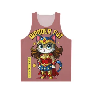 Adorable Japanese Wonder Cat Unisex Tank Top
