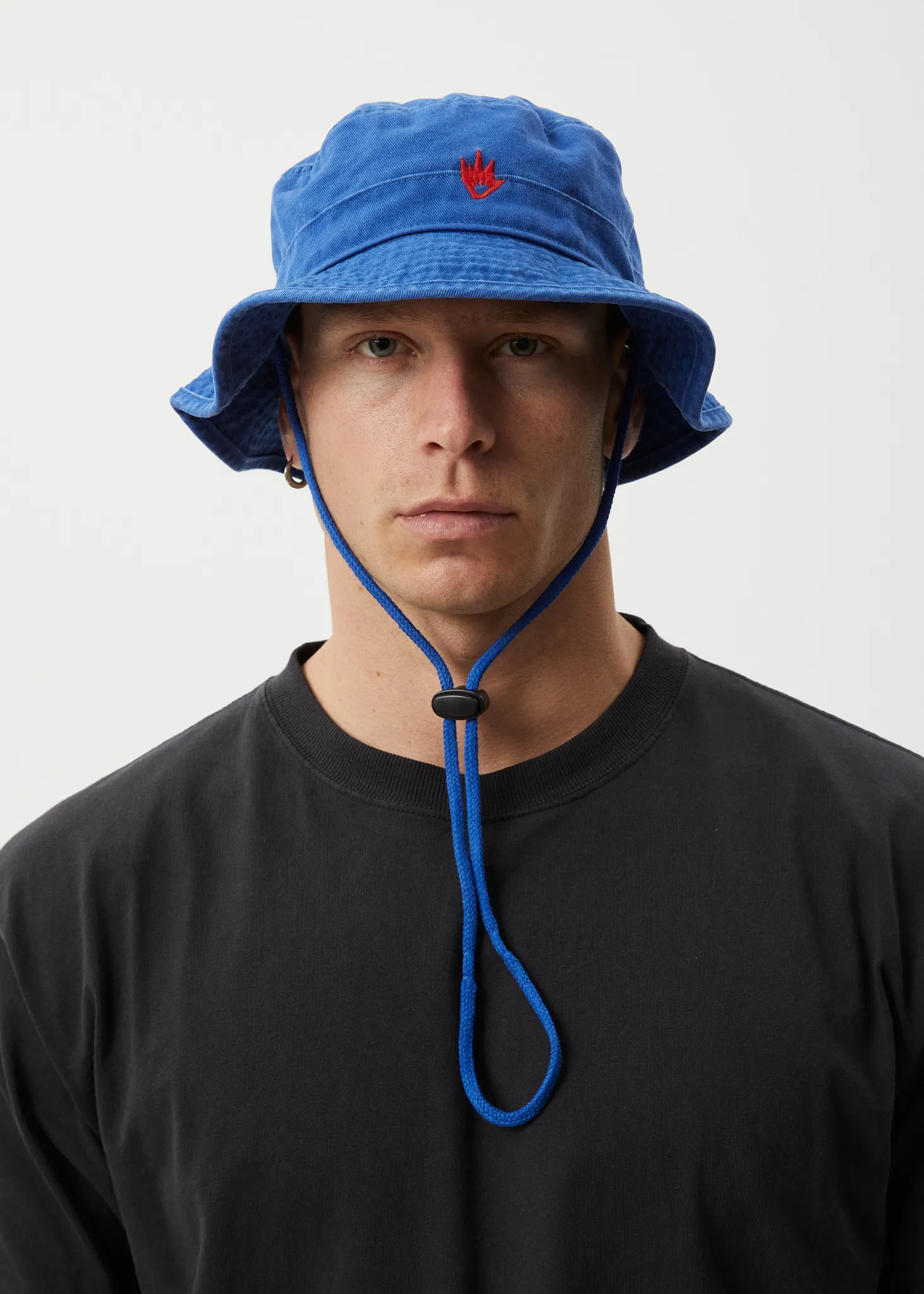 AFENDS Mens Flame - Bucket Hat - Marlin
