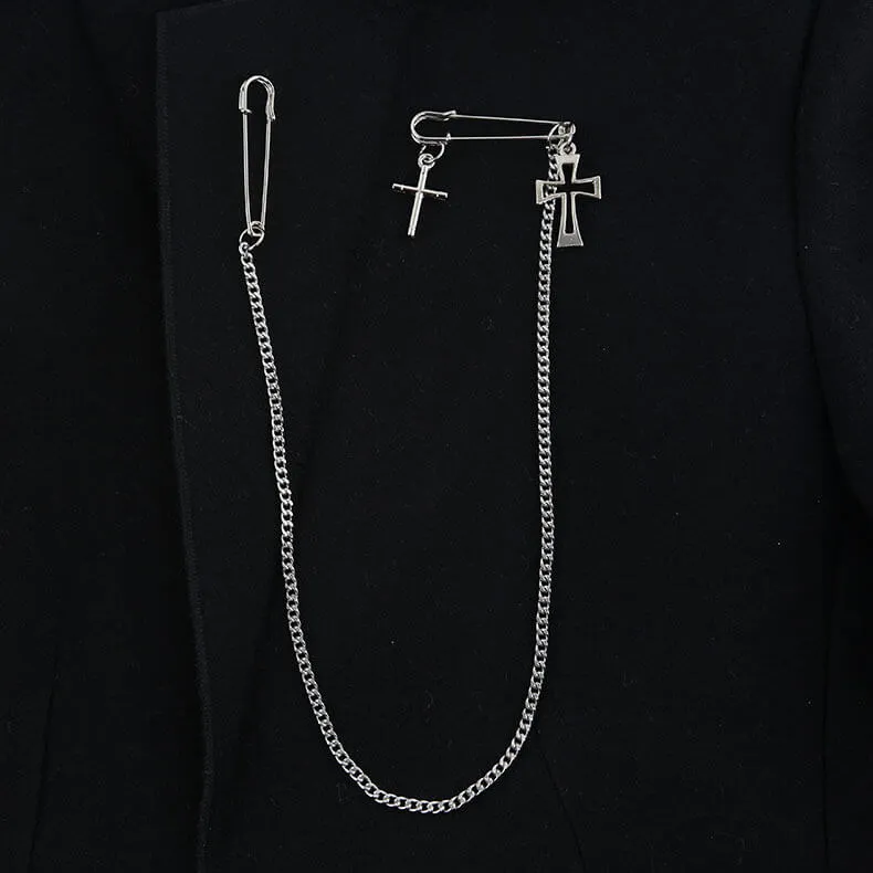 Alternative butterfly gothic chain belt