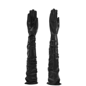 Amalfi | Shoulder Length Leather Gloves (80cm)