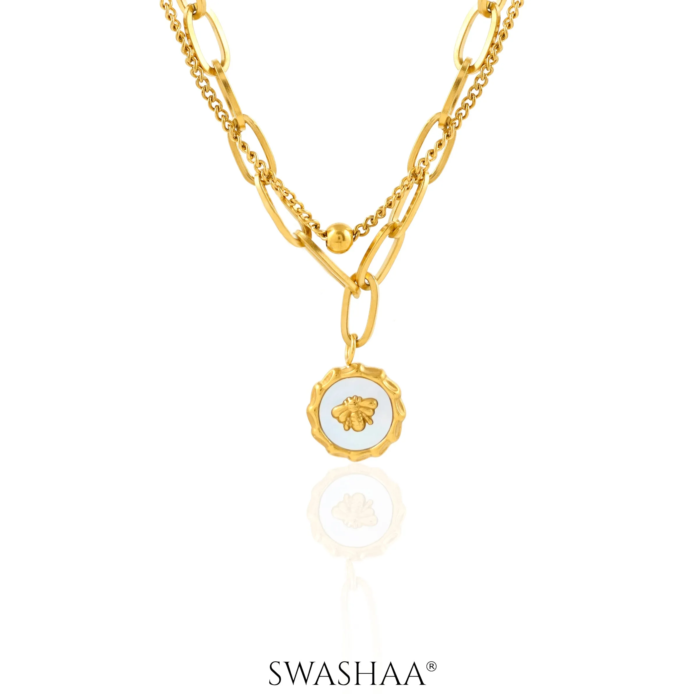 Ana 18K Gold Plated Layered Necklace