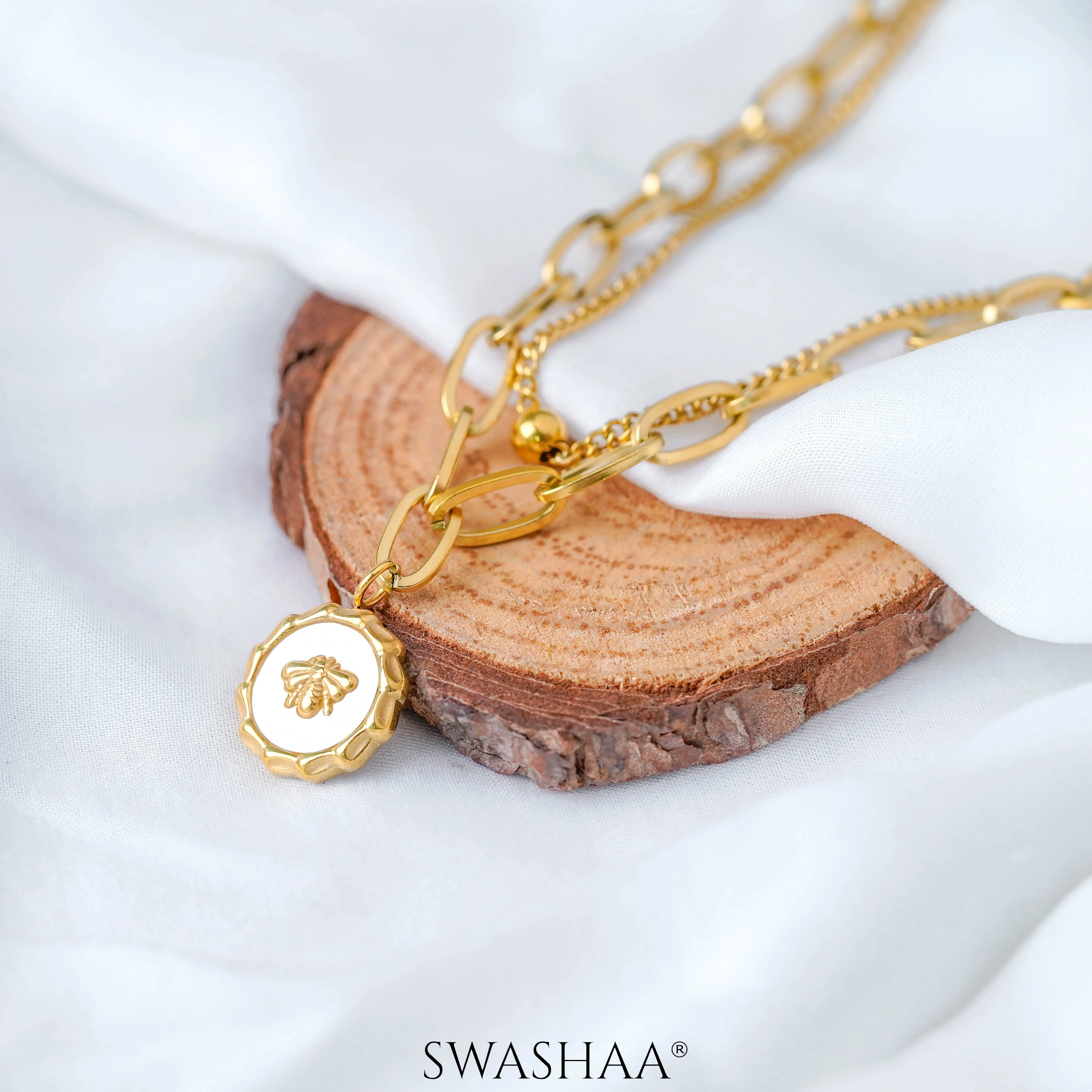 Ana 18K Gold Plated Layered Necklace