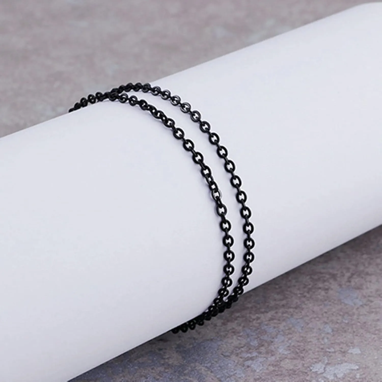 ANAZOZ Chain Link Necklace Chain, Stainless Steel Men Necklace Chain 51.5CM