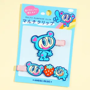 Angel Blue Multi-Purpose Clip Set - 2 pcs