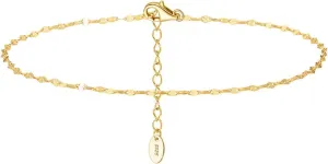 Anklets Bracelets for Women, Summer Anklets Chain Best Friend Anklets Sterling Silver Fashion Jewelry