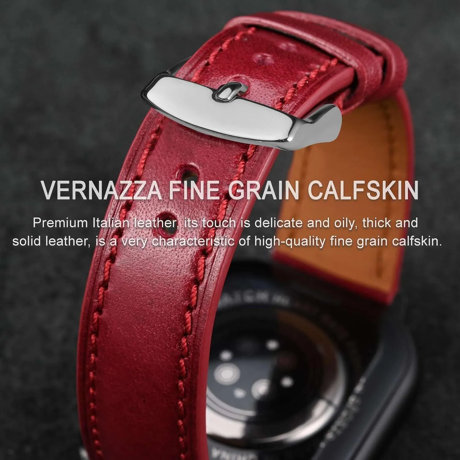 ANNEFIT Watch Bands 18mm 20mm 22mm, Premium Full Grain Leather Watch Straps for Men and Women