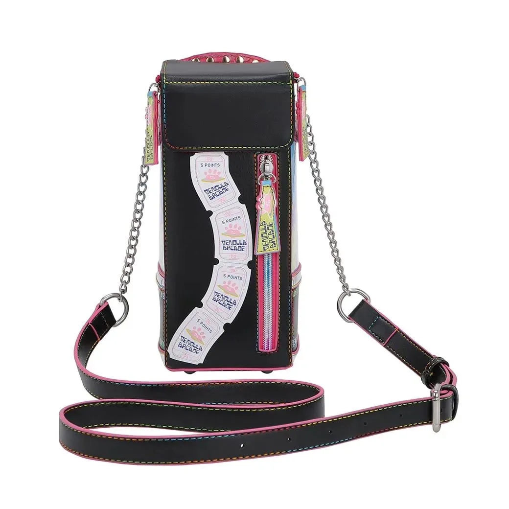 Arcade Kitty-Naughts Crossbody by Vendula