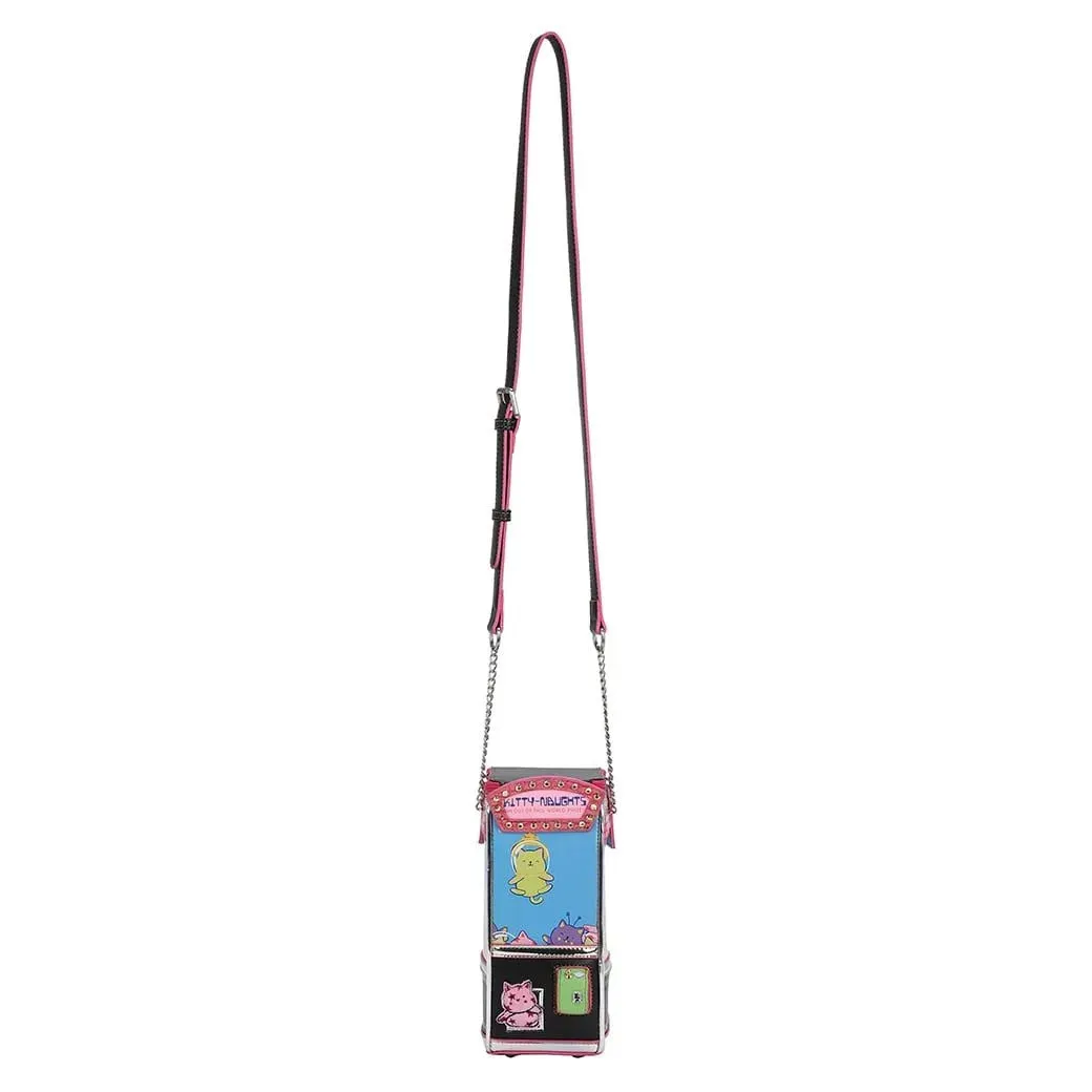 Arcade Kitty-Naughts Crossbody by Vendula