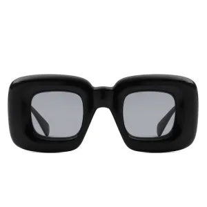 Argo - Oversized Y2K Inflated Frame One Piece Lens Sunglasses