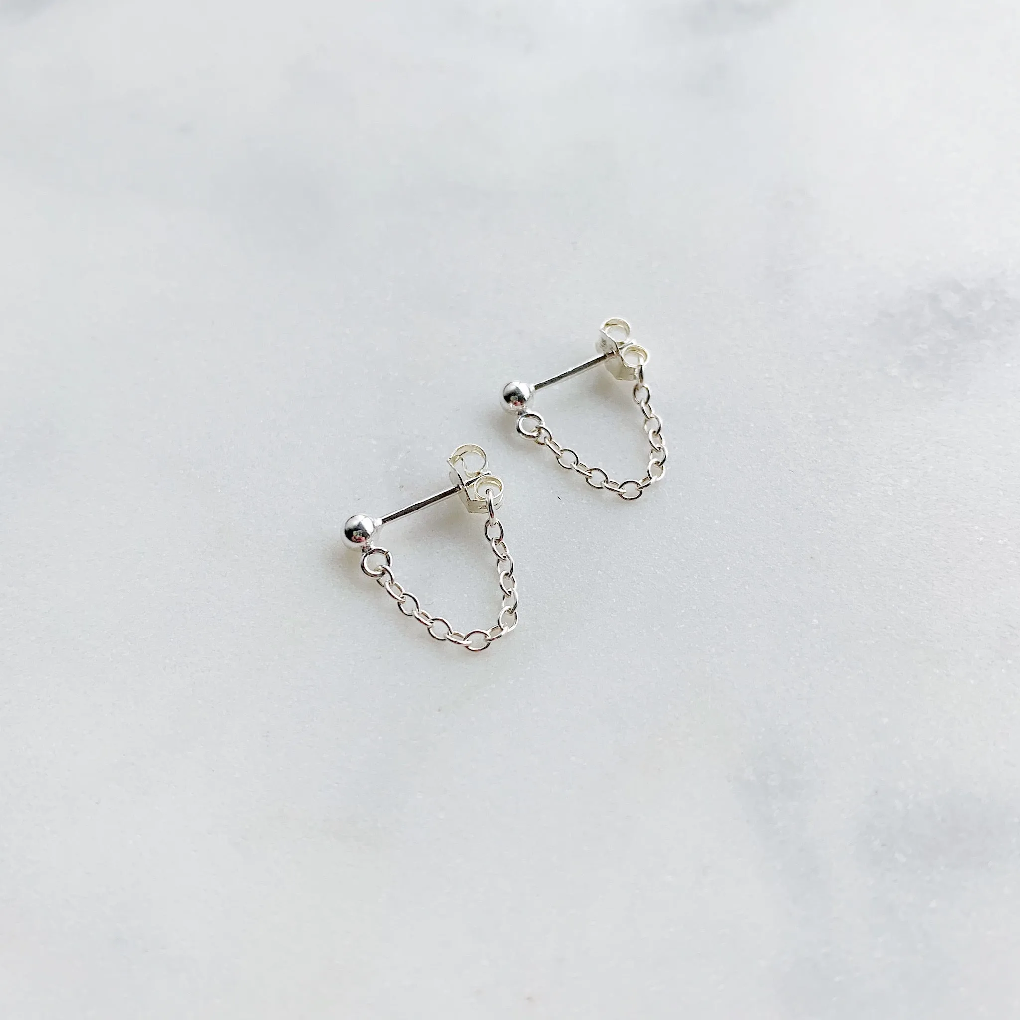 Aria Chain Cuff Earrings