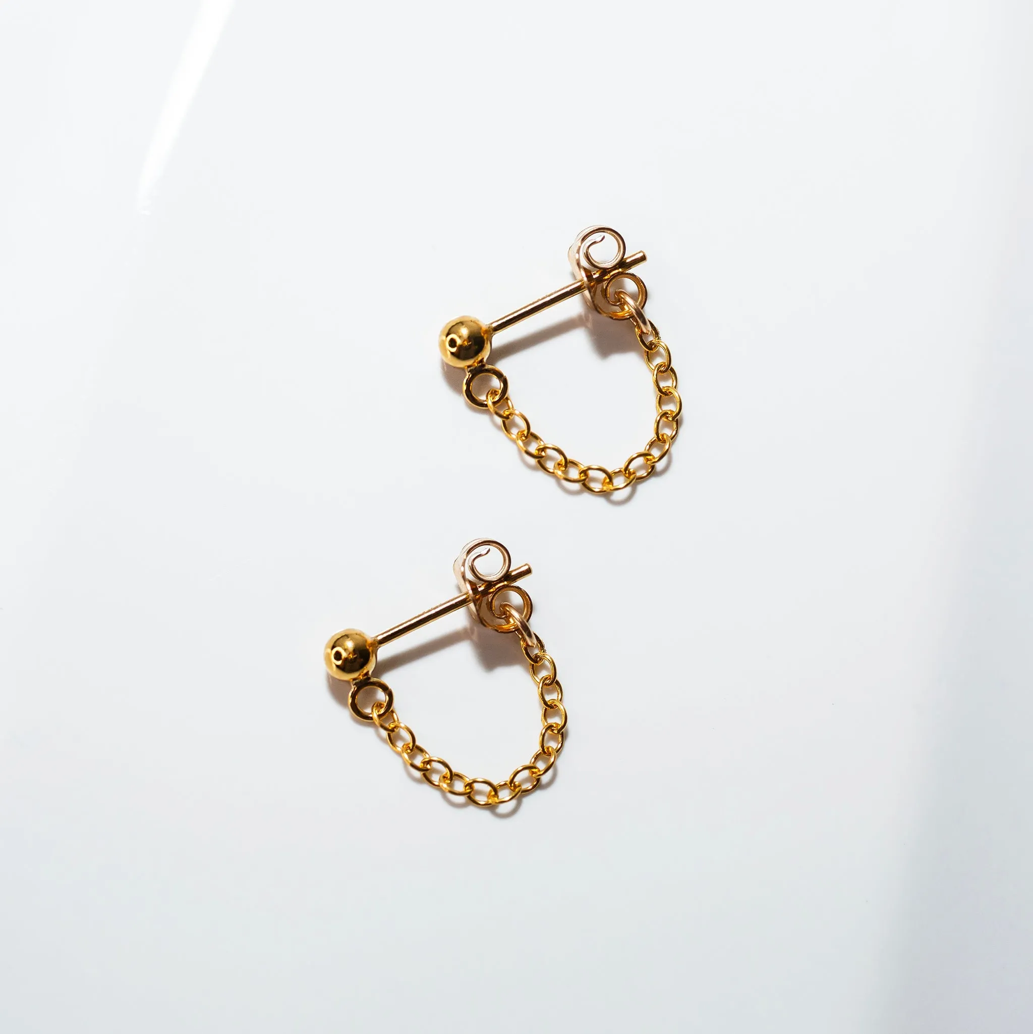 Aria Chain Cuff Earrings