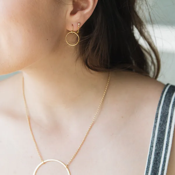 Aria Chain Cuff Earrings