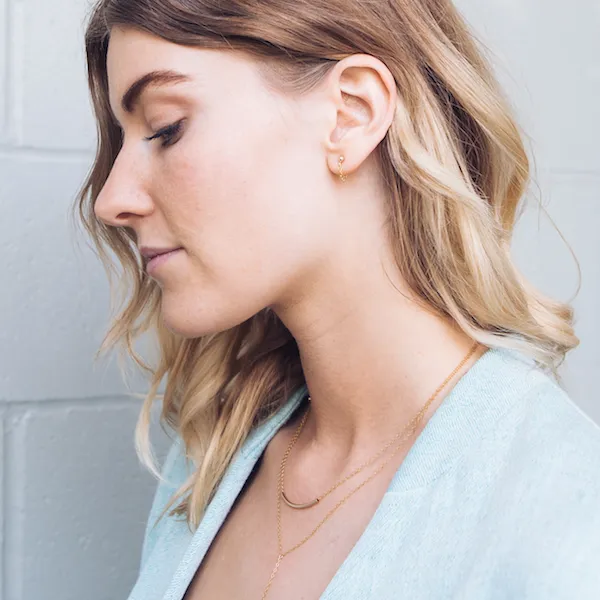 Aria Chain Cuff Earrings