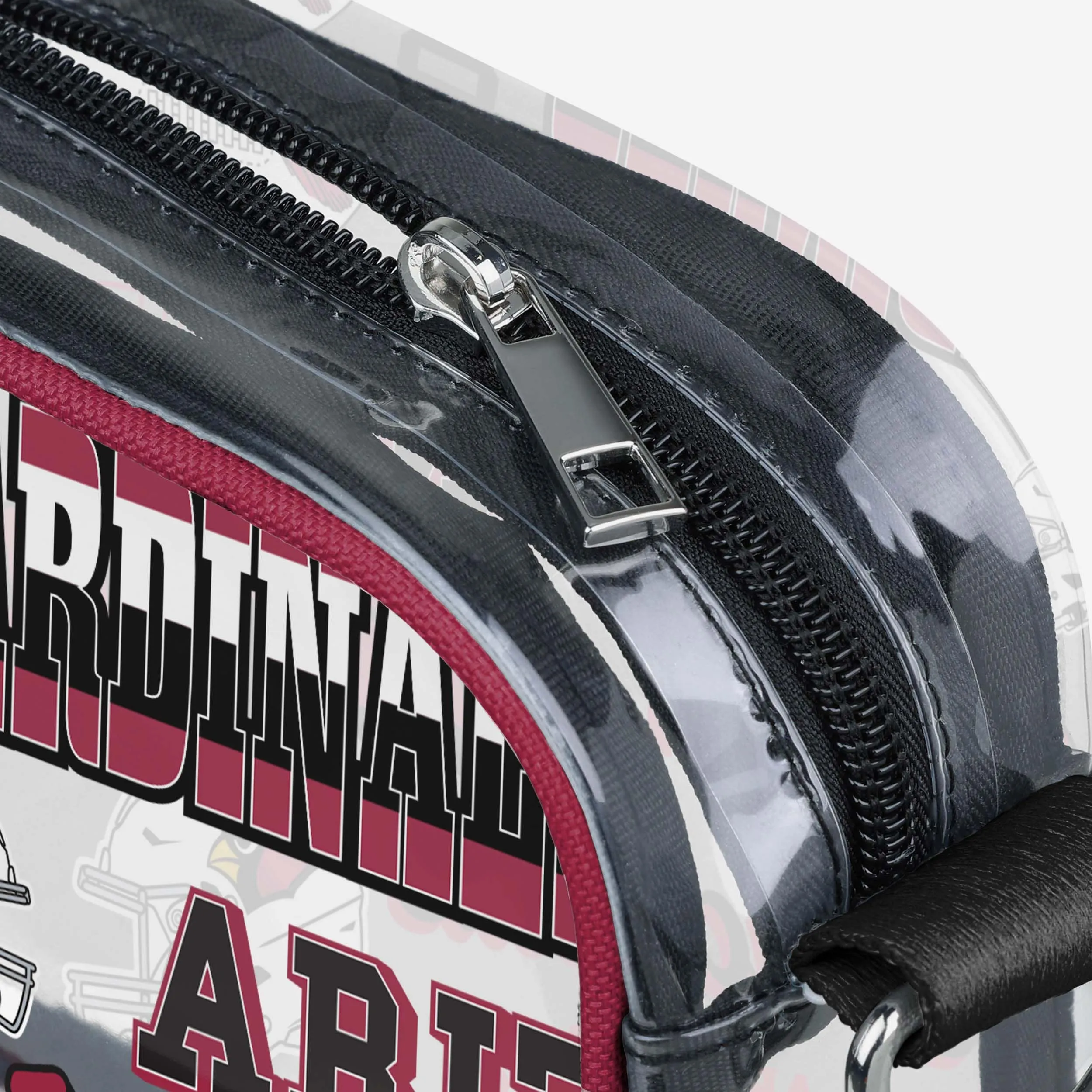 Arizona Cardinals Repeat Retro Print Clear Crossbody Bag