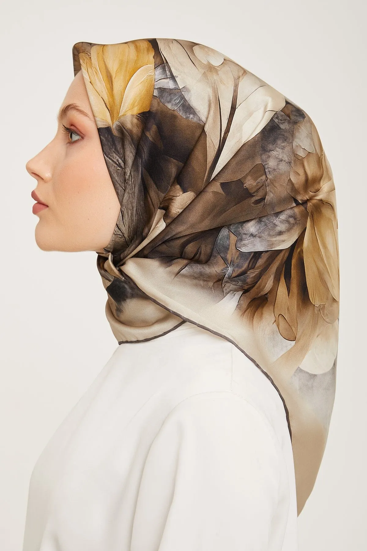 Armine Nocturne Floral Silk Scarf #2