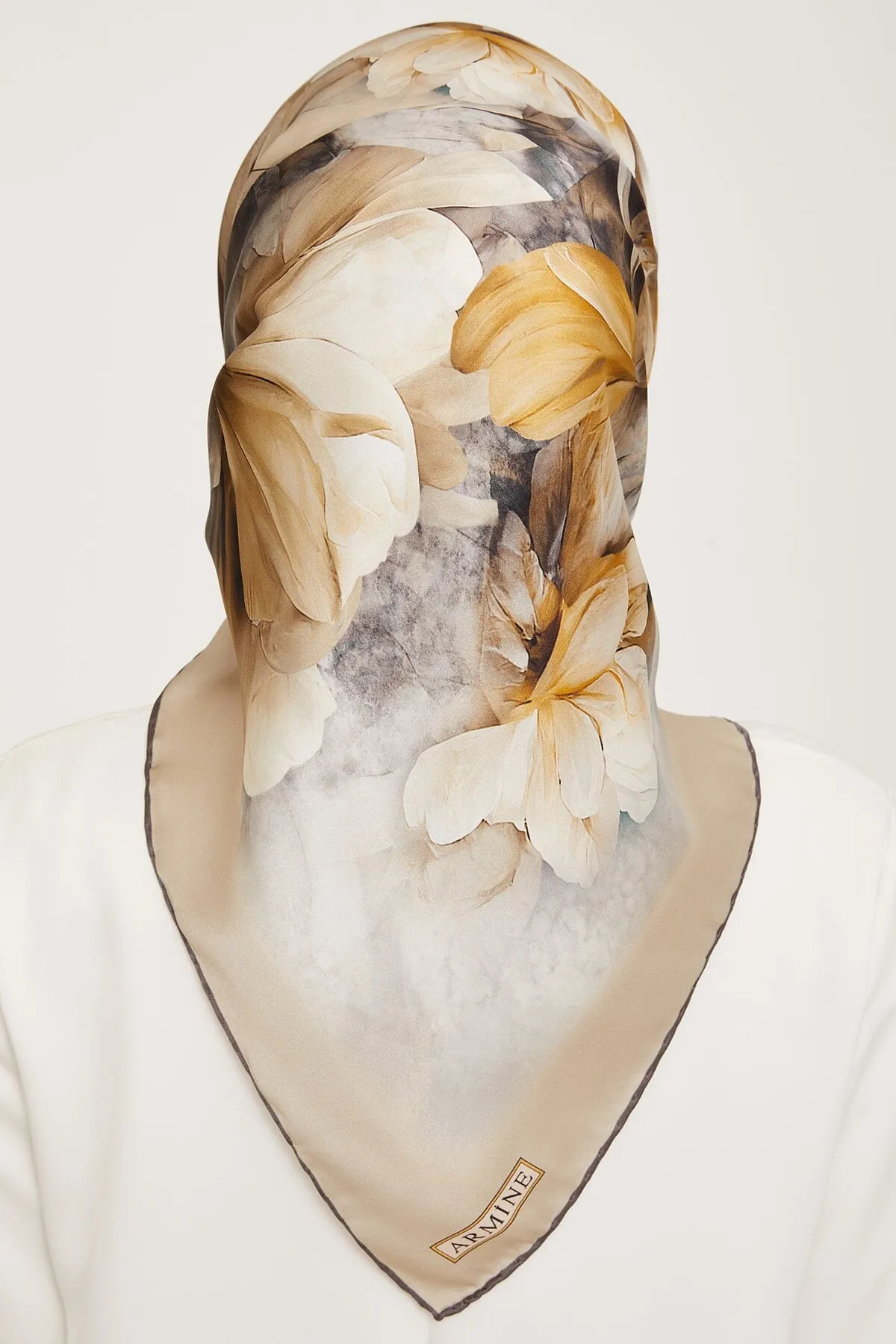 Armine Nocturne Floral Silk Scarf #2