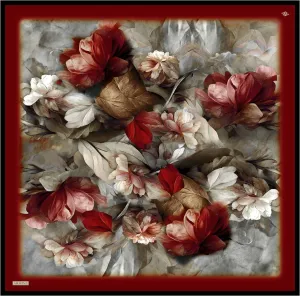 Armine Nocturne Floral Silk Scarf #3