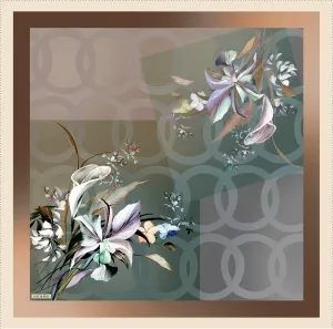Armine Reese Floral Silk Scarf No. 37