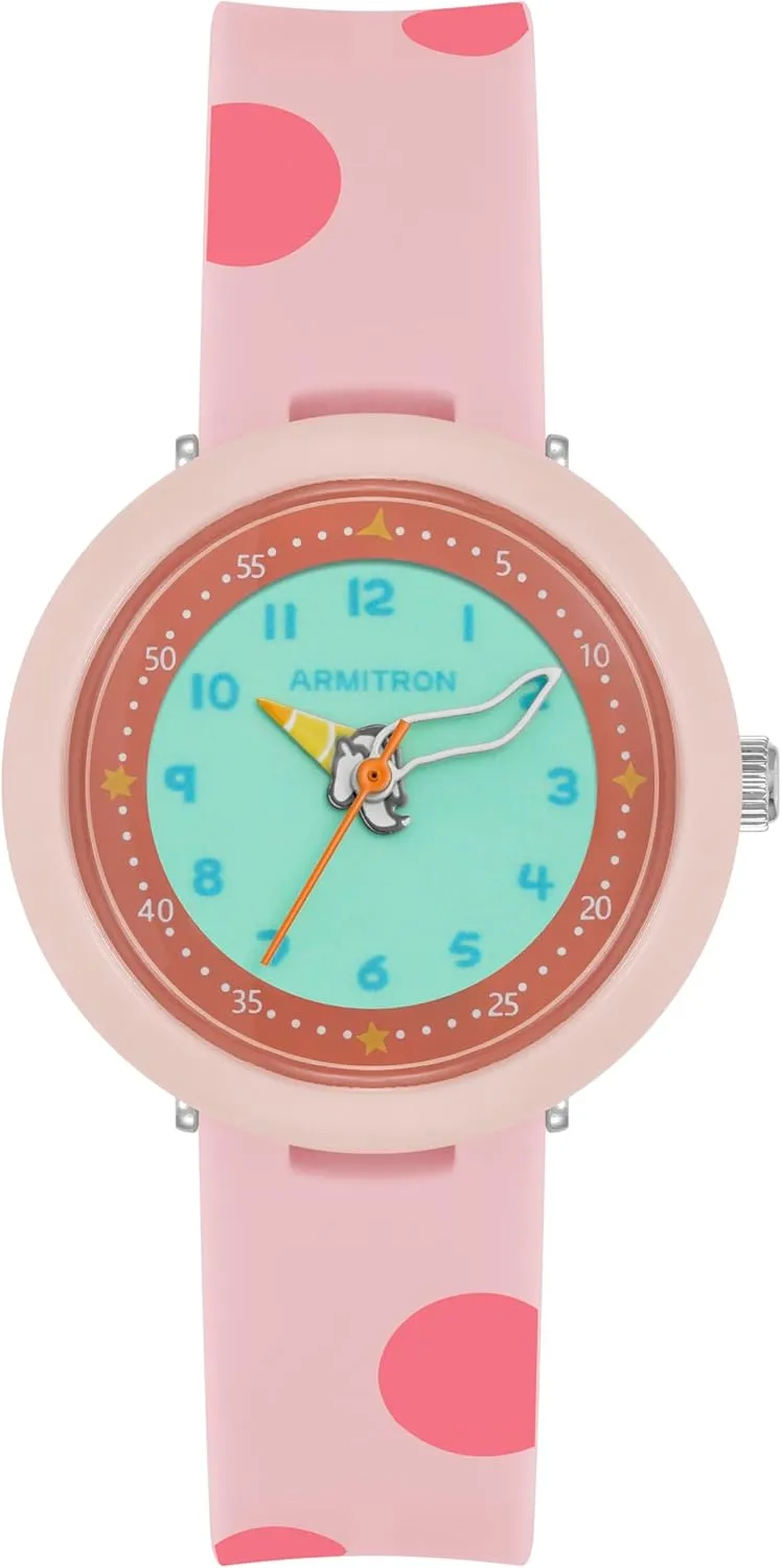 Armitron Sport Kids Easy to Read Patterned Silicone Strap Watch, 27/1006