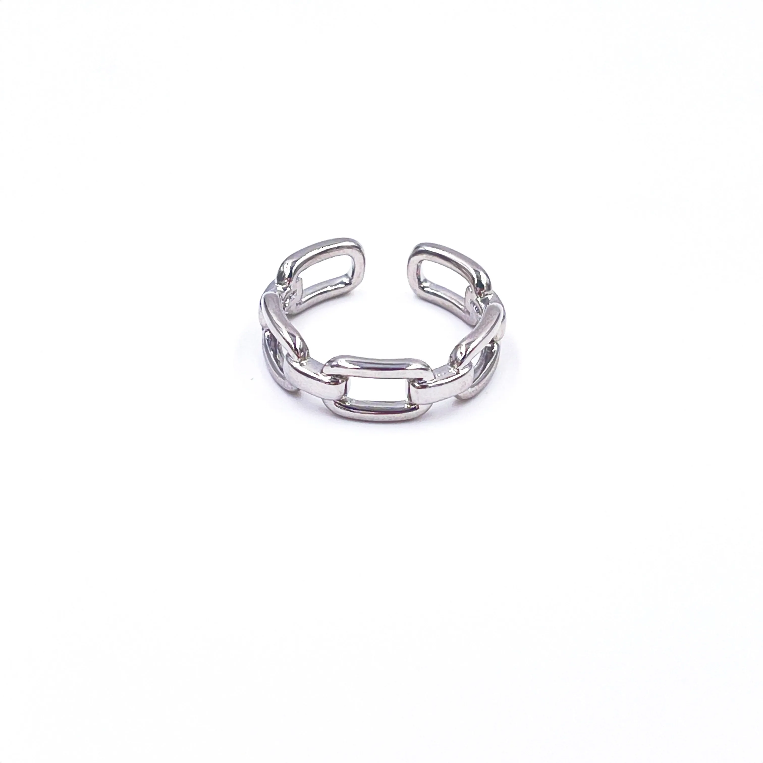 Ashley Gold Stainless Steel Adjustable Band Ring
