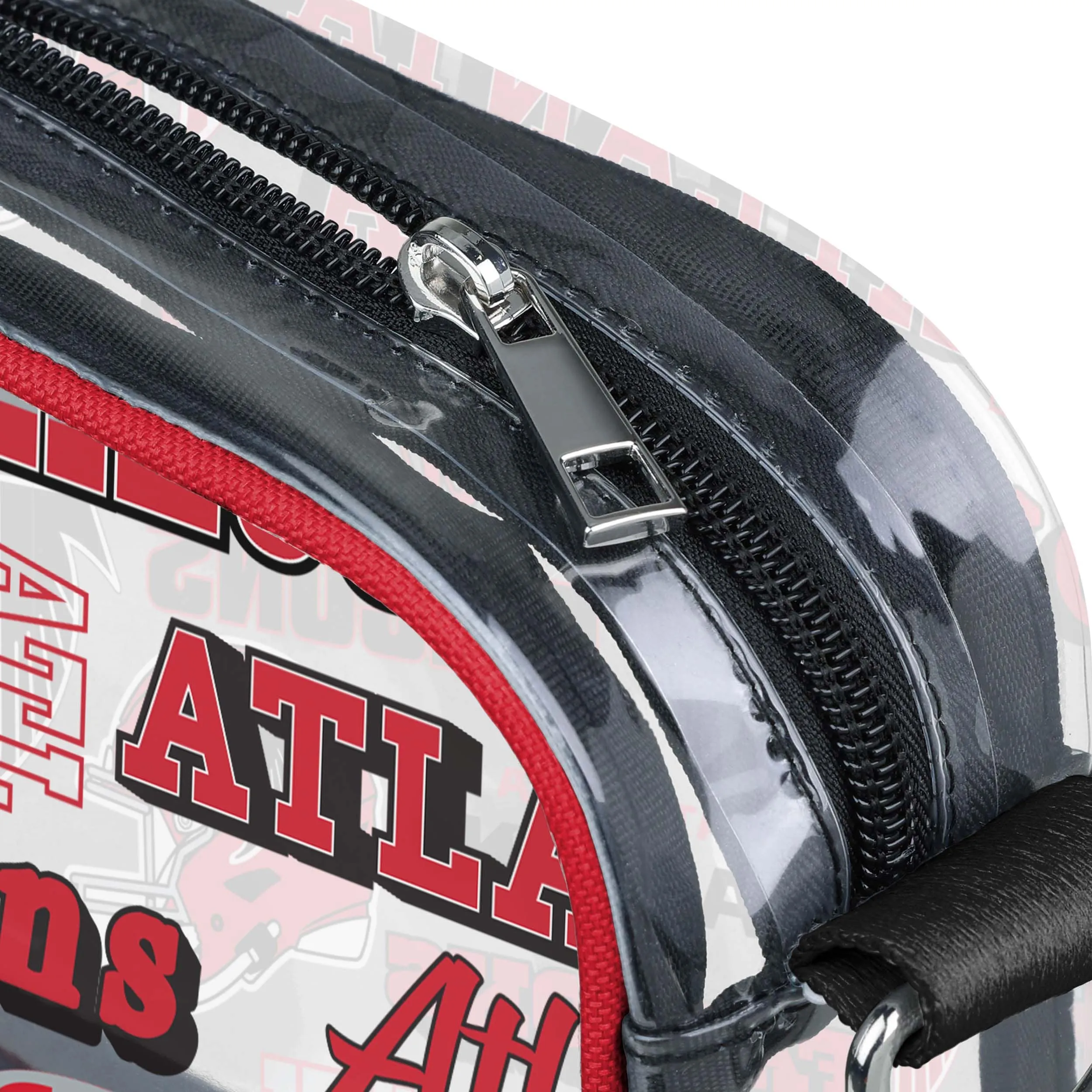 Atlanta Falcons NFL Repeat Retro Print Clear Crossbody Bag