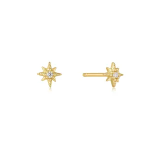 Aura Gold Star Stud Earrings