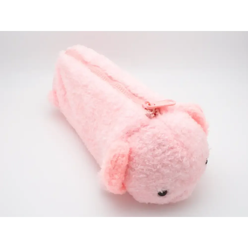 Axolotl Plush Pen Case Fluffy Fabric Pouch M