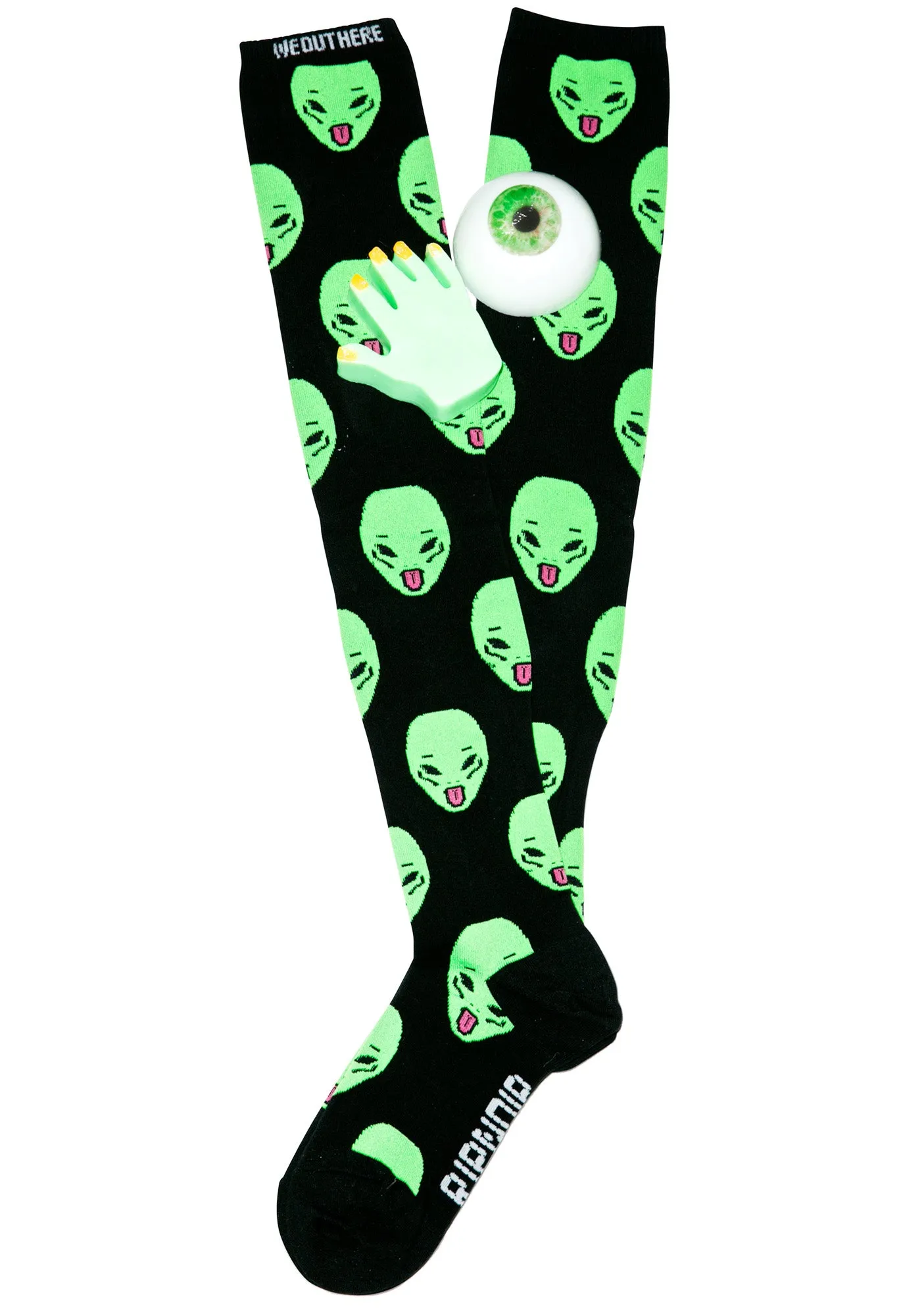 Ayy LMAO Over The Knee Socks