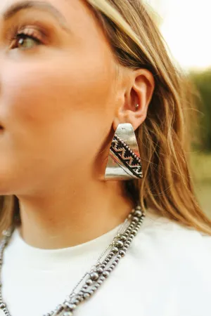 Aztec Trapezoid Earrings