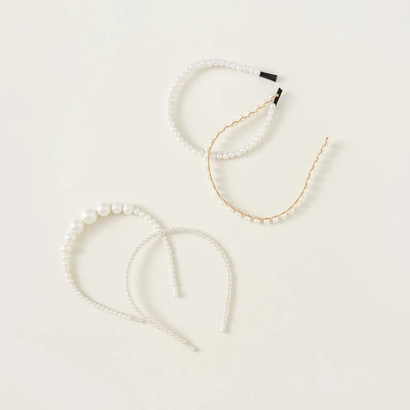 Baby Girl Faux Pearl Elegant Headband