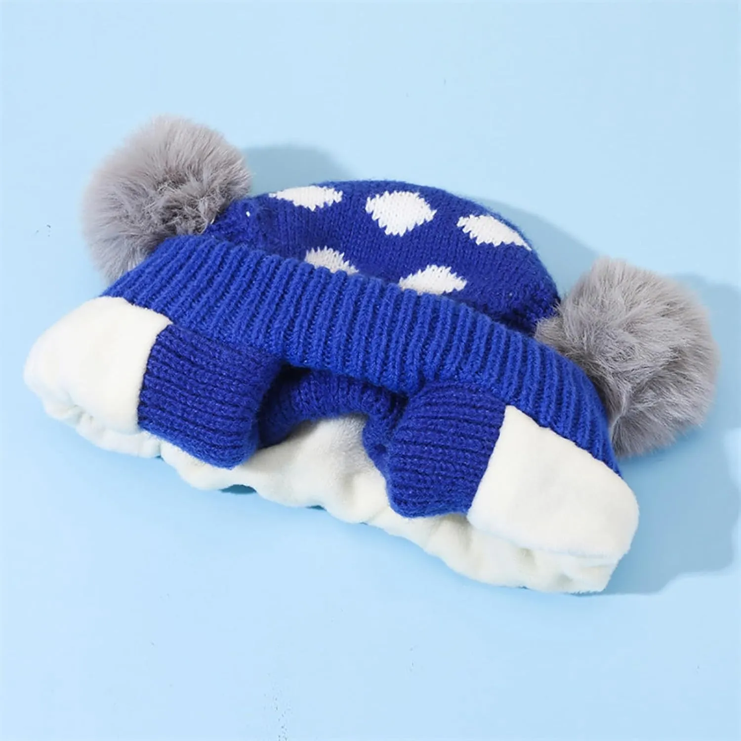 Baby Girl Hats Knit Baby Winter Hat Pom Pom Warm Boys Girls Beanies Kids Cap Baby Beanie Earflaps Hat