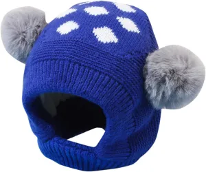Baby Girl Hats Knit Baby Winter Hat Pom Pom Warm Boys Girls Beanies Kids Cap Baby Beanie Earflaps Hat