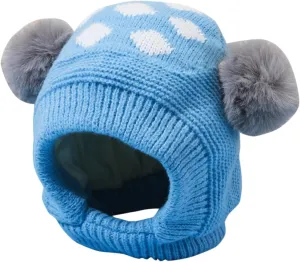 Baby Girl Hats Knit Baby Winter Hat Pom Pom Warm Boys Girls Beanies Kids Cap Baby Beanie Earflaps Hat
