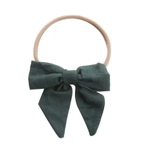 Baby Quick Drying Hair Band Toddler Girls Solid Color Headband Bowknot Elastic Hair Band For Infant Birthday Headband