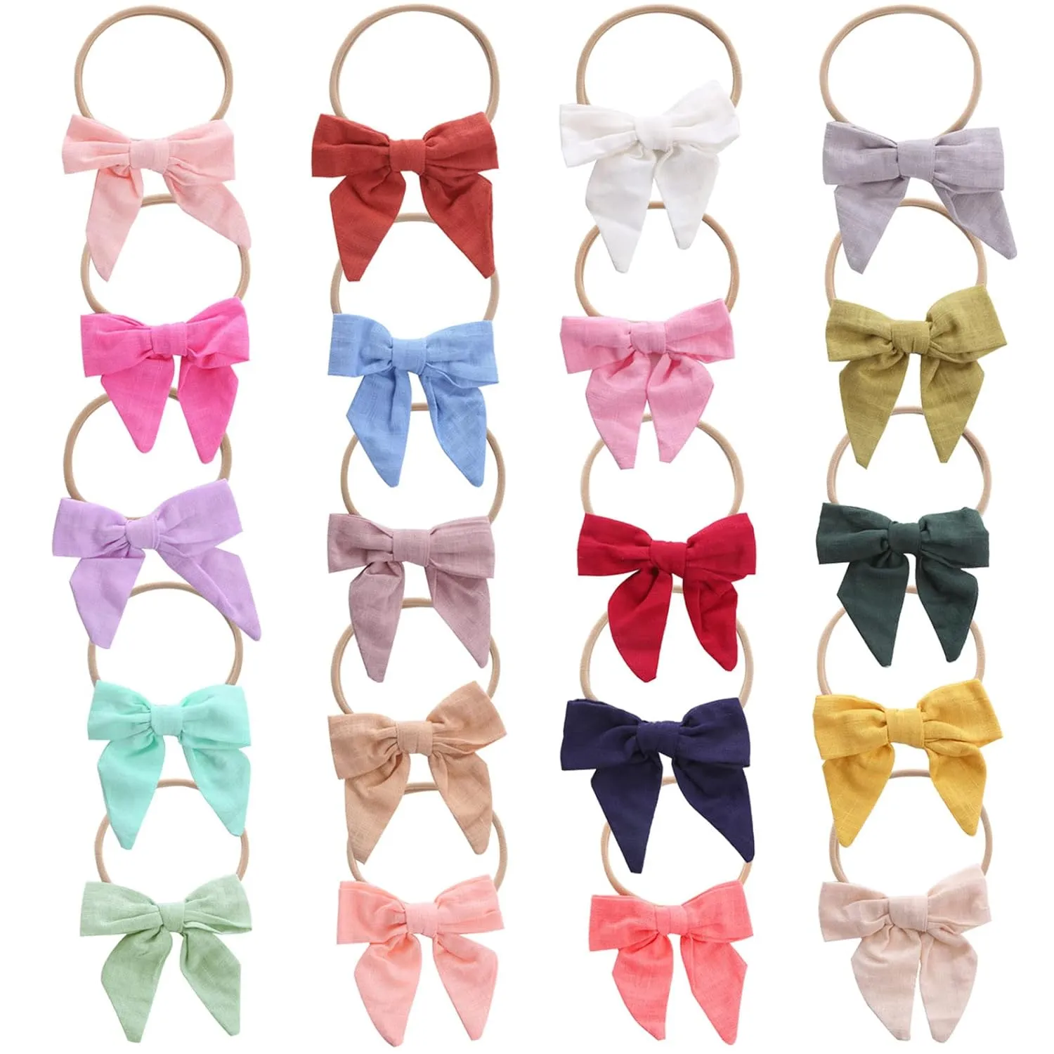 Baby Quick Drying Hair Band Toddler Girls Solid Color Headband Bowknot Elastic Hair Band For Infant Birthday Headband