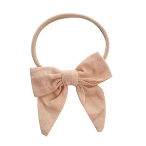 Baby Quick Drying Hair Band Toddler Girls Solid Color Headband Bowknot Elastic Hair Band For Infant Birthday Headband