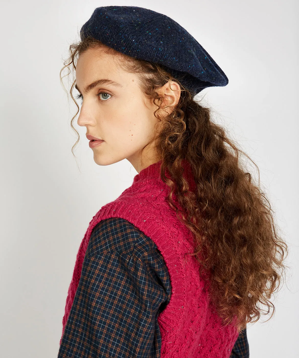 Ballybay Beret Rich Navy