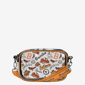 Baltimore Orioles Repeat Retro Print Clear Crossbody Bag