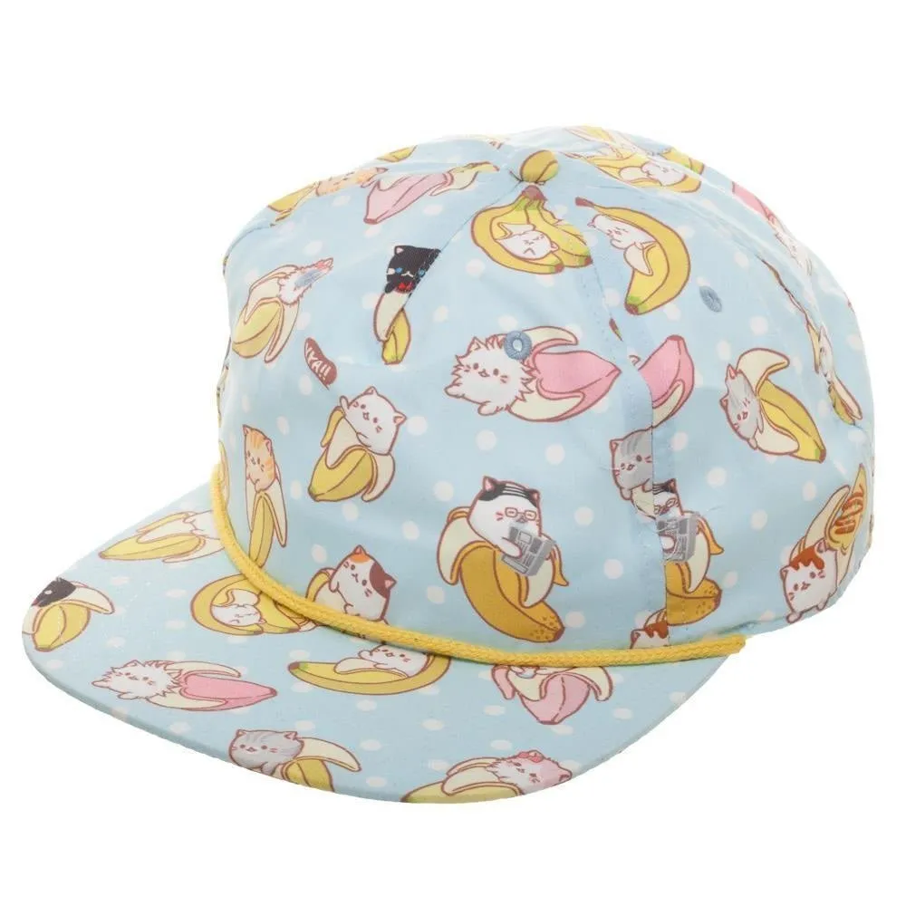 Bananya All Over Print Snapback Cap