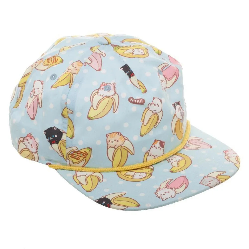 Bananya All Over Print Snapback Cap