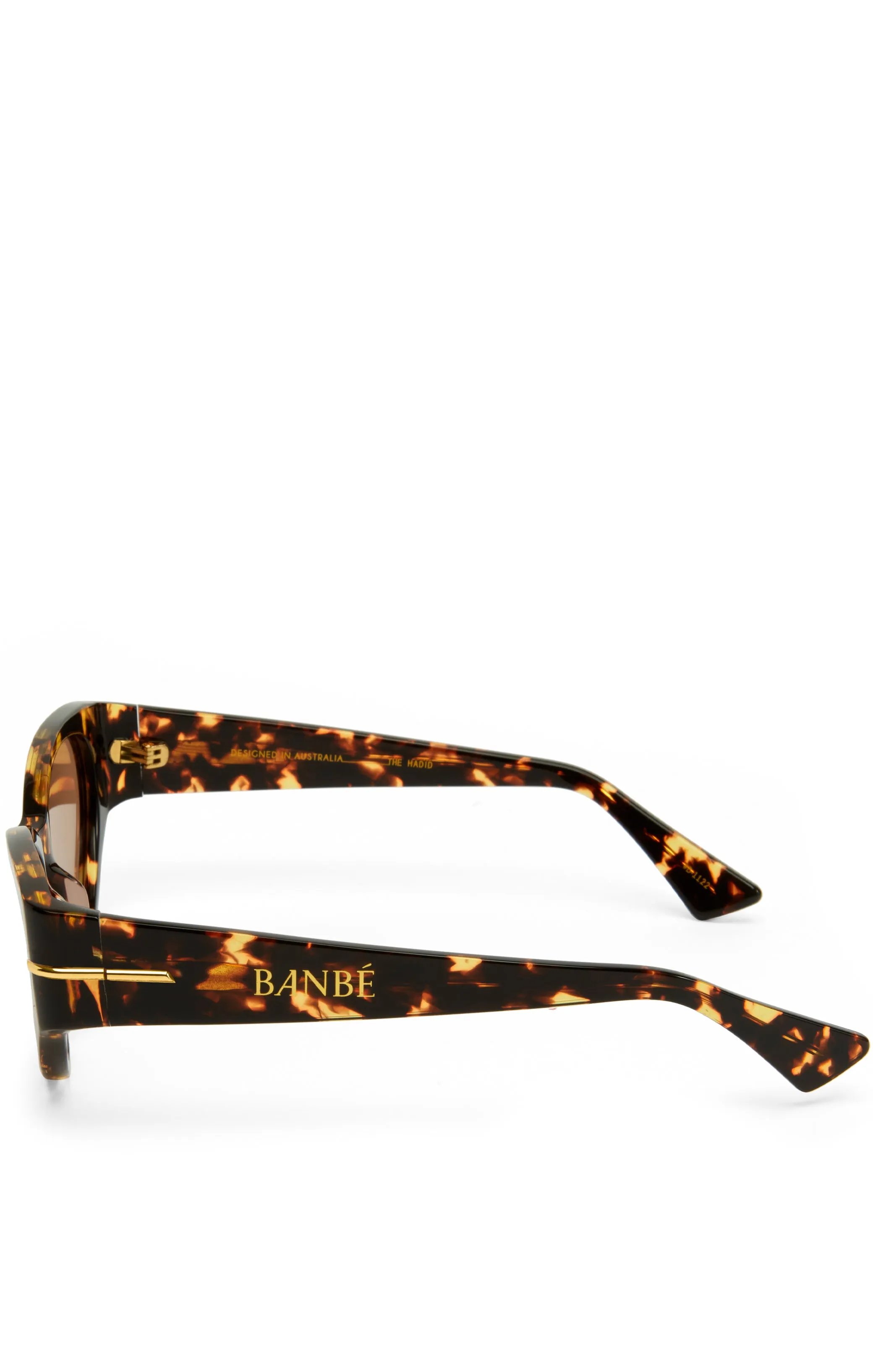 Banbè Eyewear The Hadid Sunglasses ~ Amber Tort