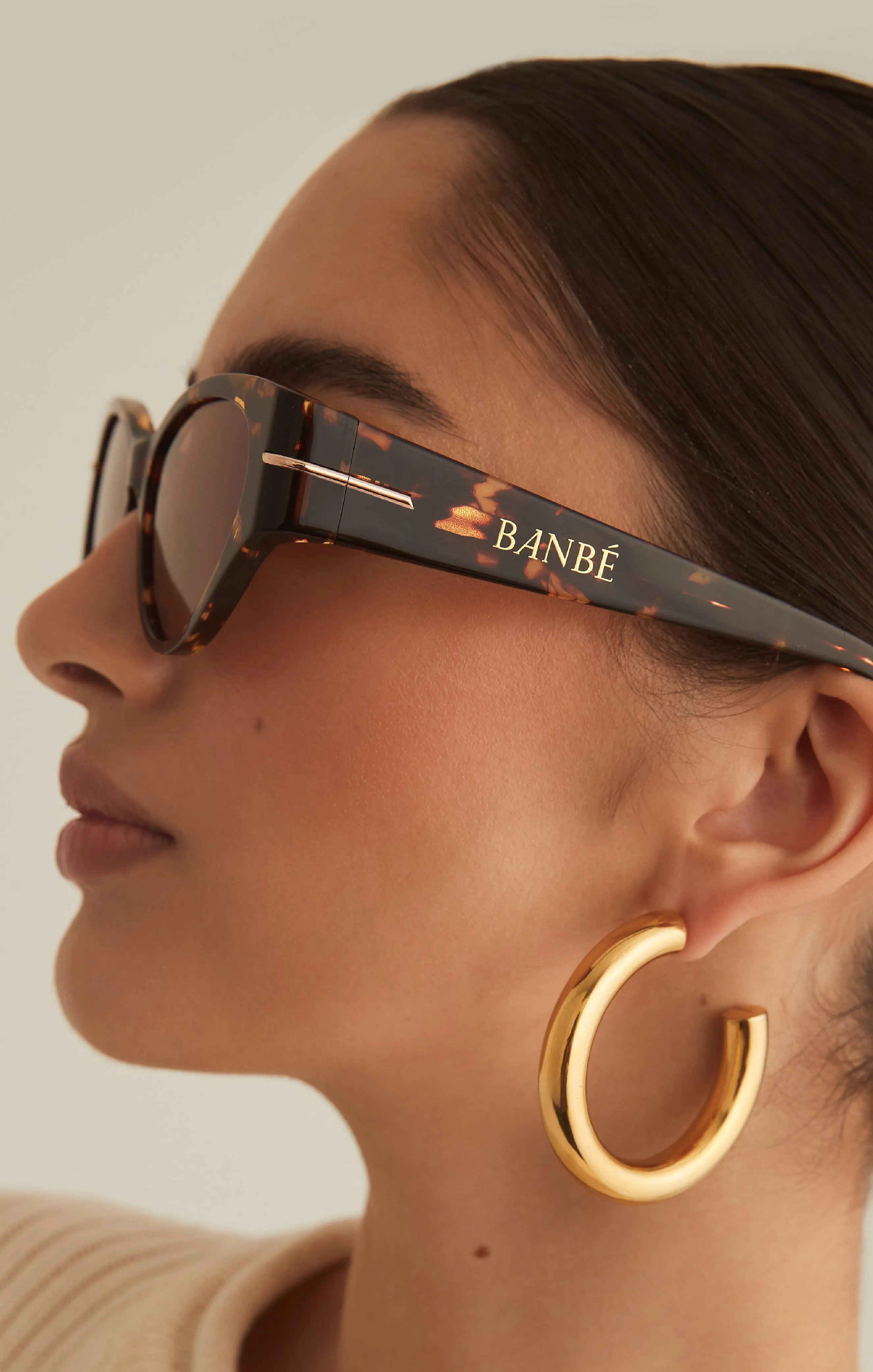 Banbè Eyewear The Hadid Sunglasses ~ Amber Tort