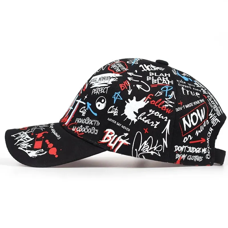 Baseball Cap Letter Printing Snapback Streetwear Unisex Hat