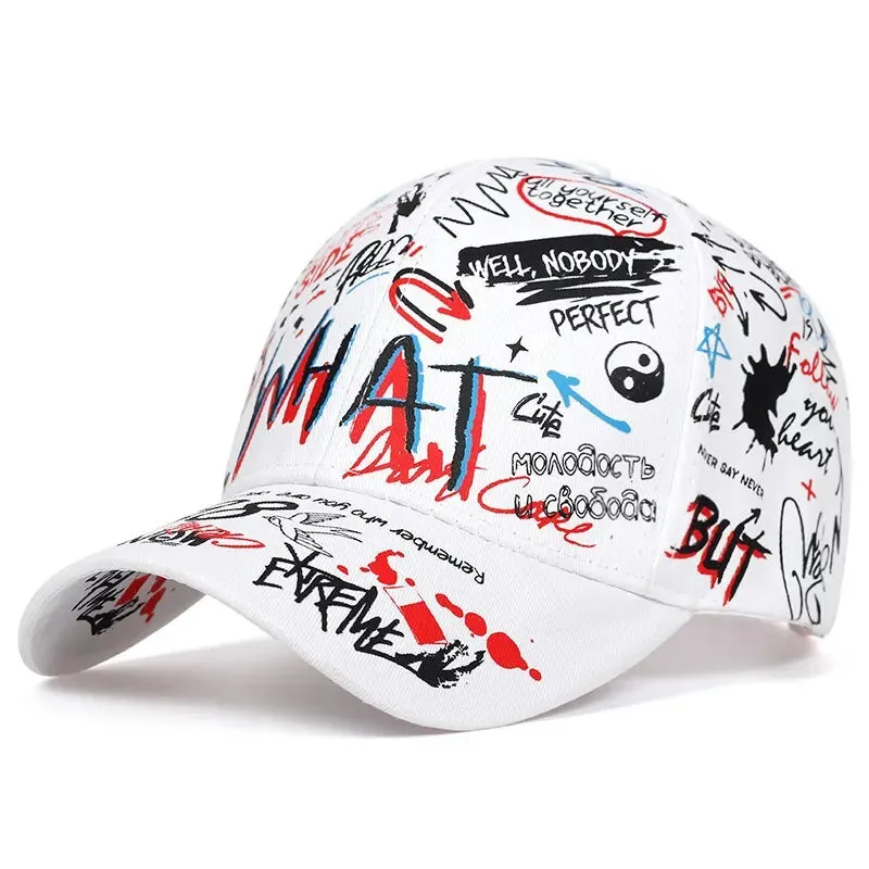 Baseball Cap Letter Printing Snapback Streetwear Unisex Hat