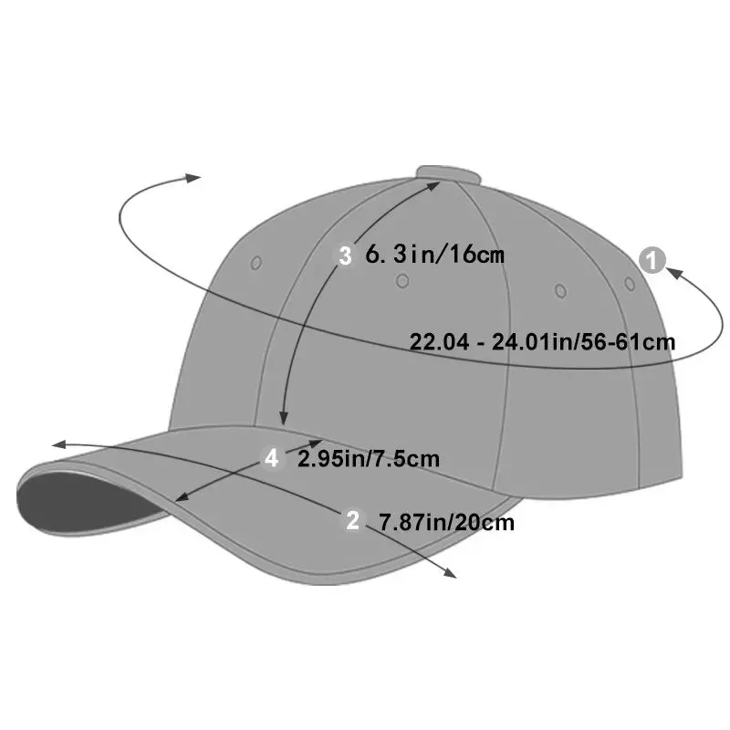 Baseball Cap Letter Printing Snapback Streetwear Unisex Hat