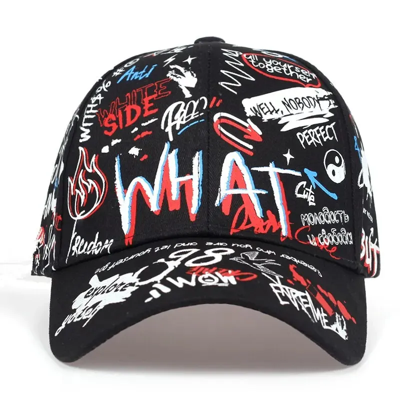 Baseball Cap Letter Printing Snapback Streetwear Unisex Hat