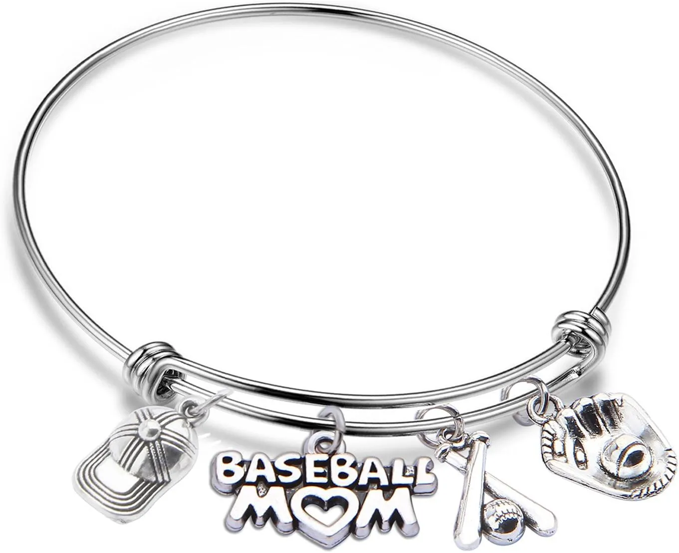 Baseball Mom Bracelet - Softball & Sports Jewelry Gift