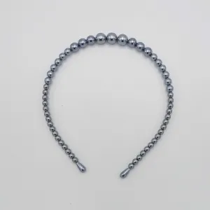 basic pearl beaded headband simple hairband