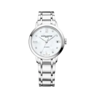Baume et Mercier Classima Diamond-Set Ladies Automatic Watch 10496